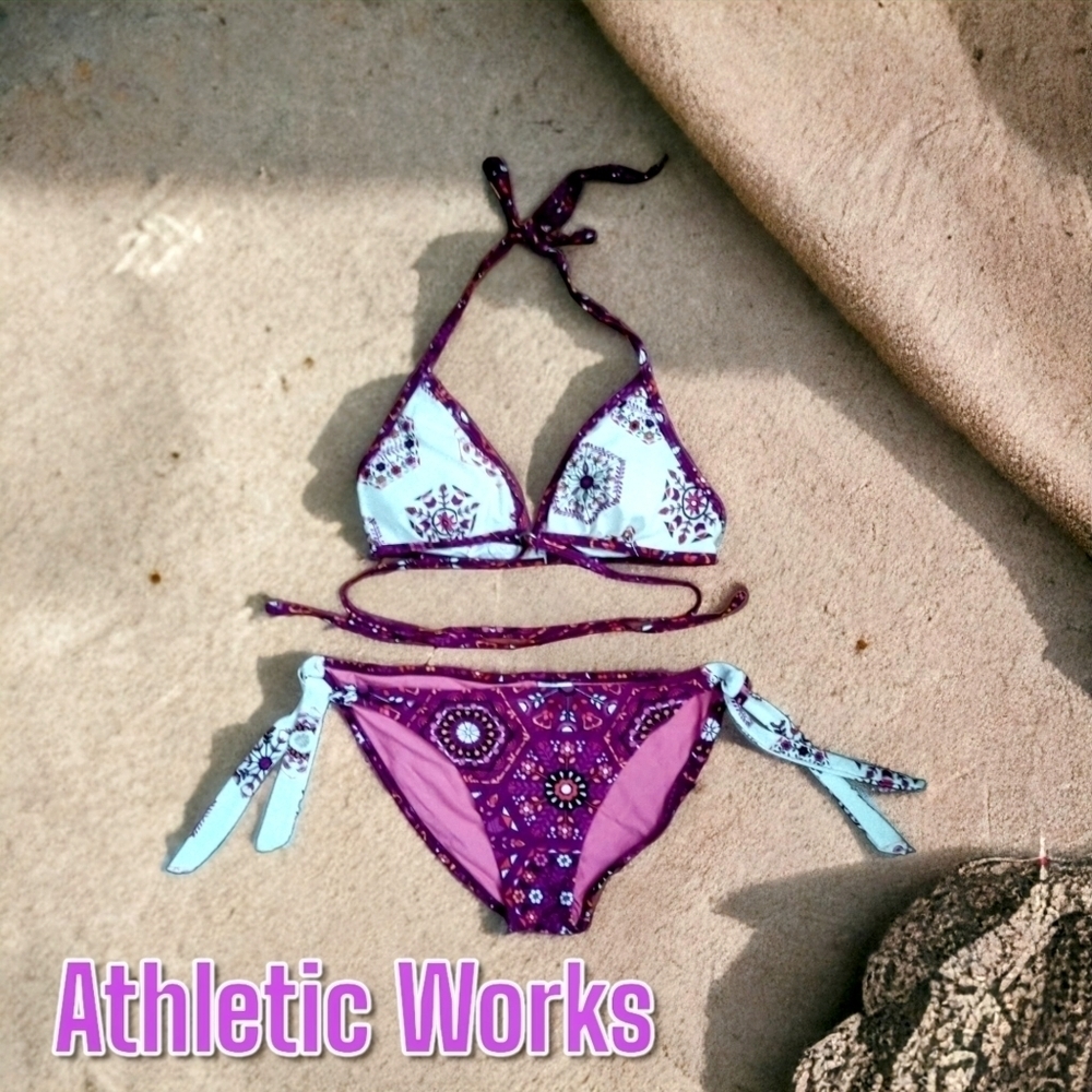 ATHLETIC Works Bikini, Small size top, Large size Bottoms, great cond.